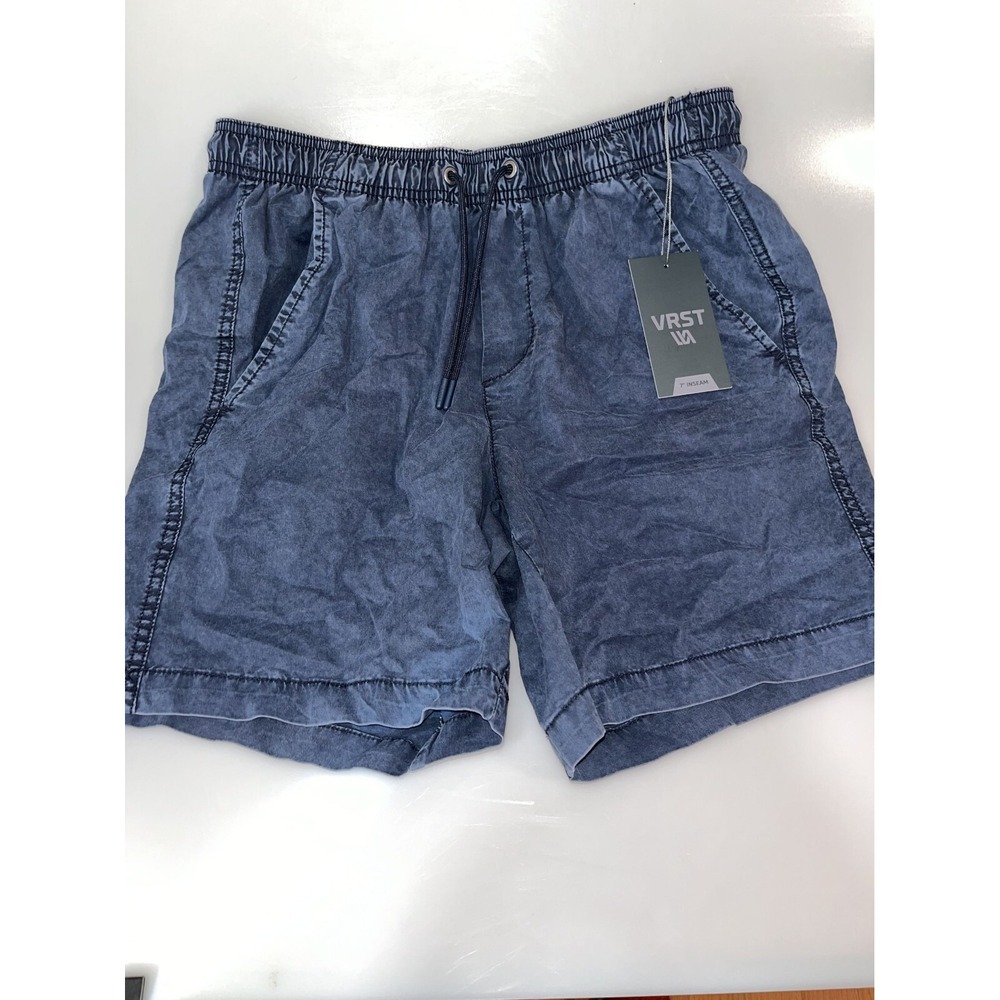 VRST Men's‎ 7" Easy Shorts, Small, Slate Blue